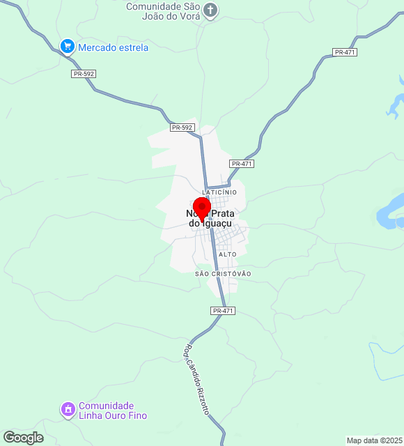 Mapa da localização