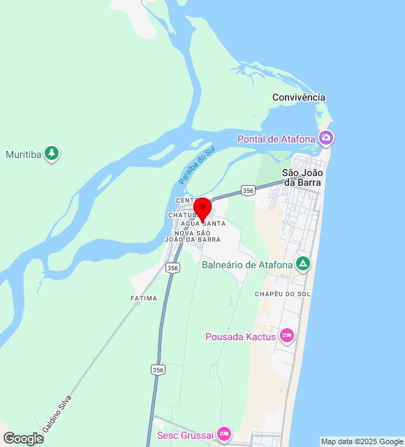 Mapa da localização