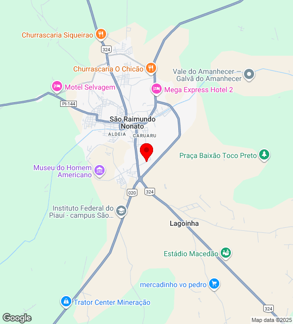 Mapa da localização