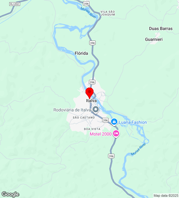 Mapa da localização