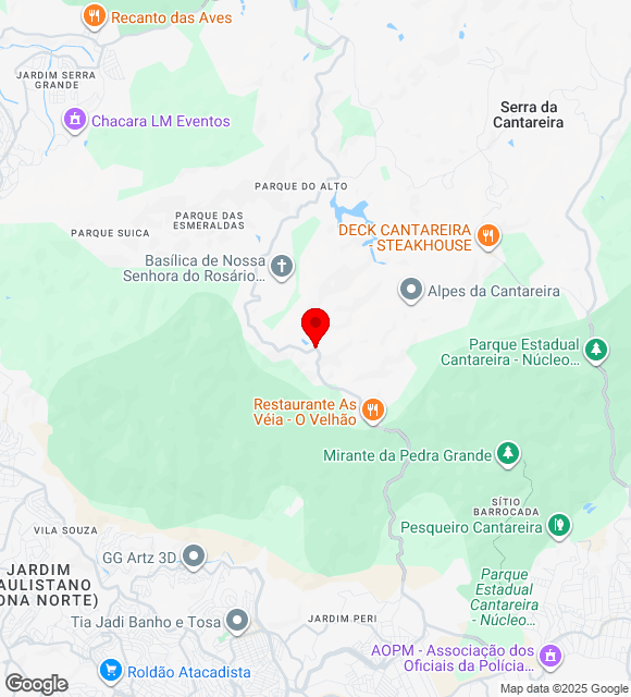 Mapa da localização