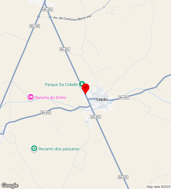Mapa da localização