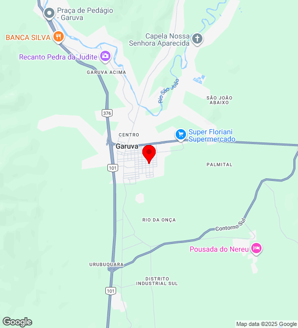 Mapa da localização