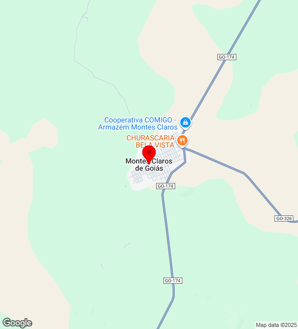 Mapa da localização