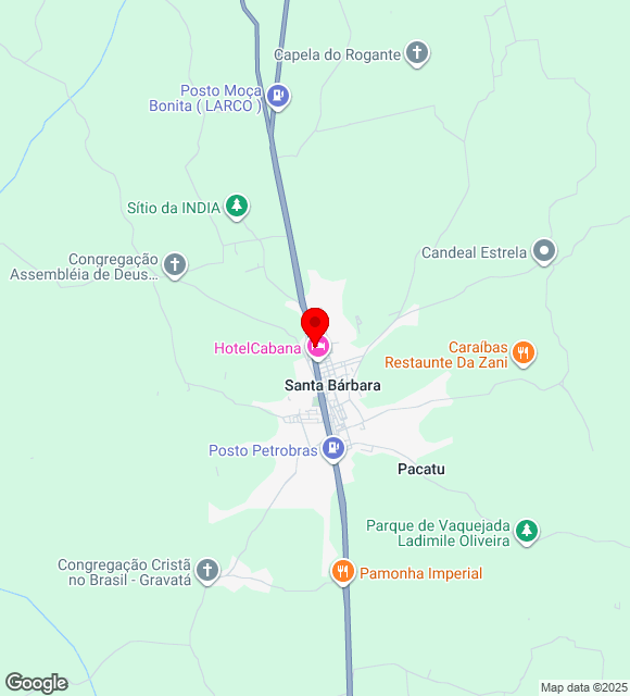 Mapa da localização