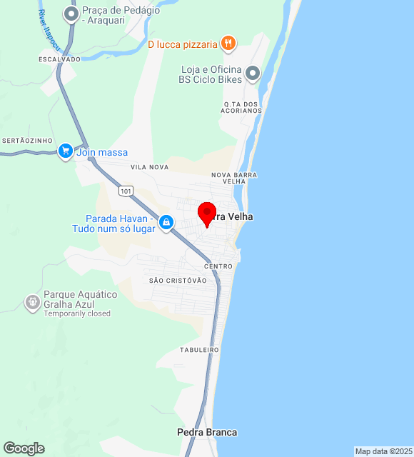Mapa da localização