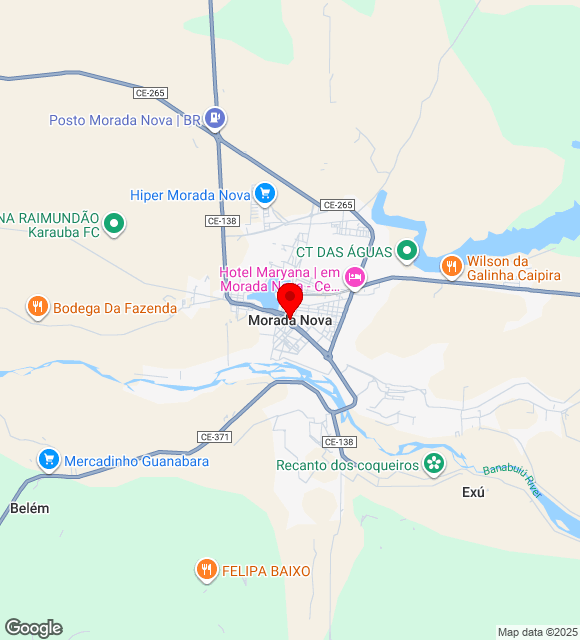 Mapa da localização