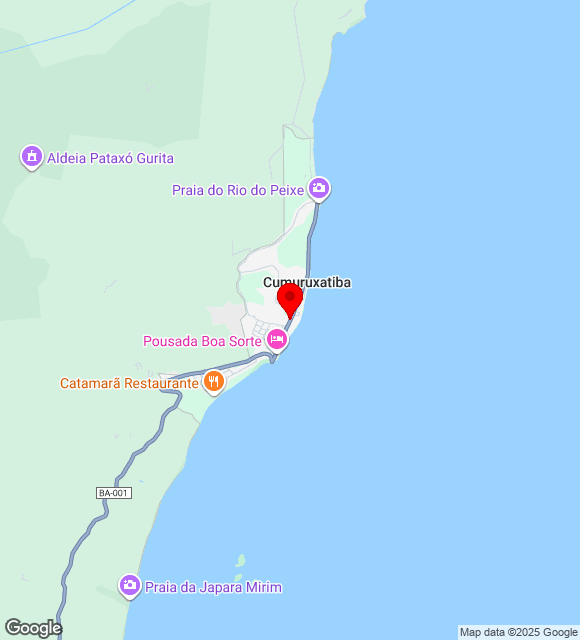 Mapa da localização