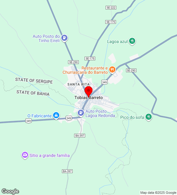 Mapa da localização