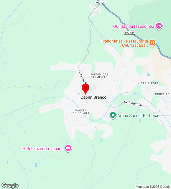 Mapa da localização