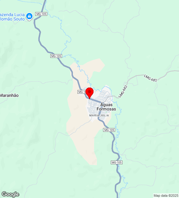 Mapa da localização