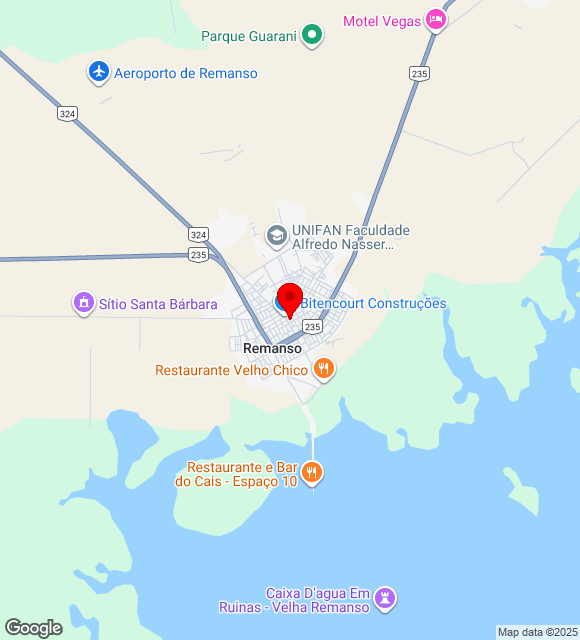 Mapa da localização