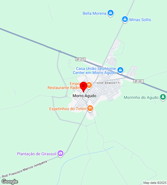 Mapa da localização