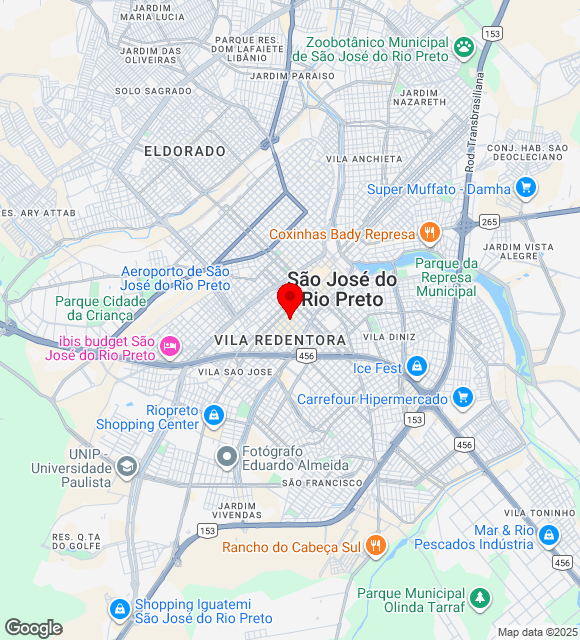 Mapa da localização