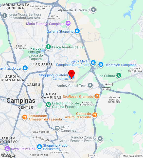 Mapa da localização