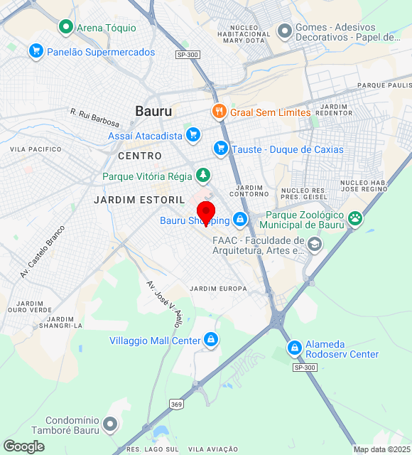 Mapa da localização