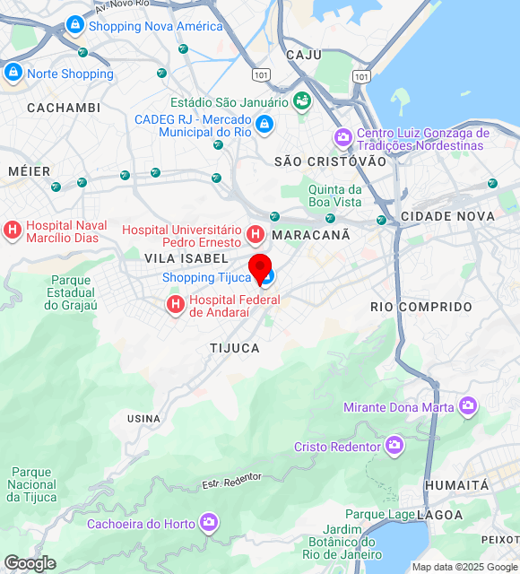 Mapa da localização