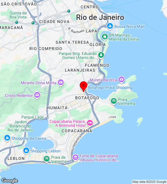 Mapa da localização