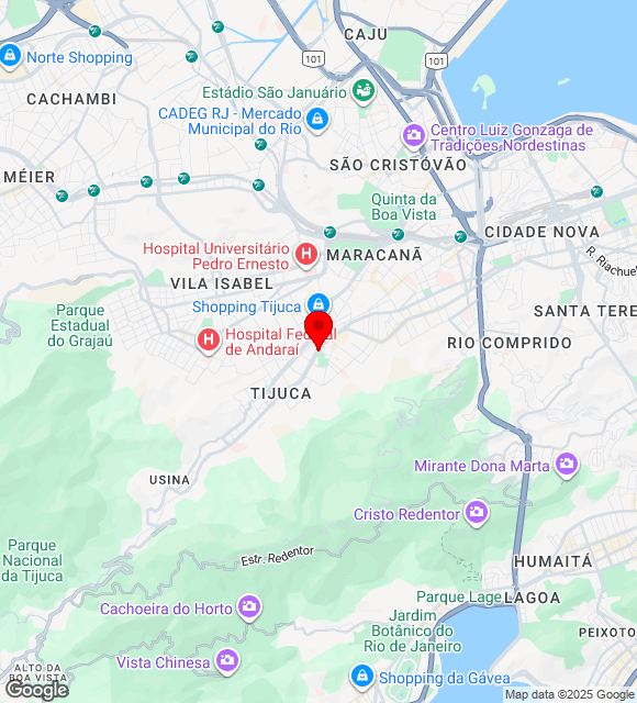 Mapa da localização