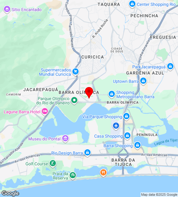 Mapa da localização