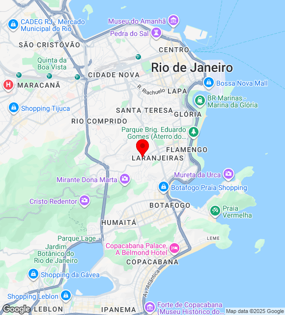 Mapa da localização