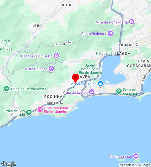Mapa da localização