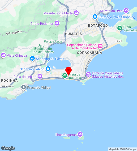 Mapa da localização