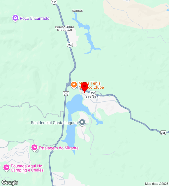 Mapa da localização
