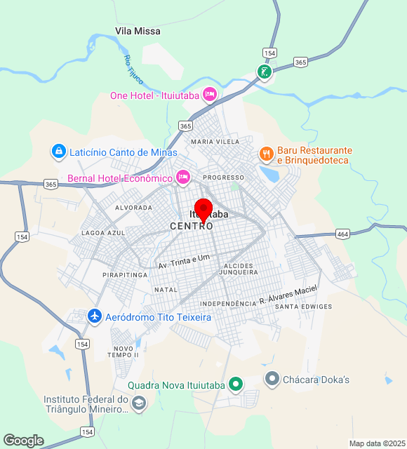 Mapa da localização