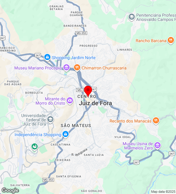 Mapa da localização