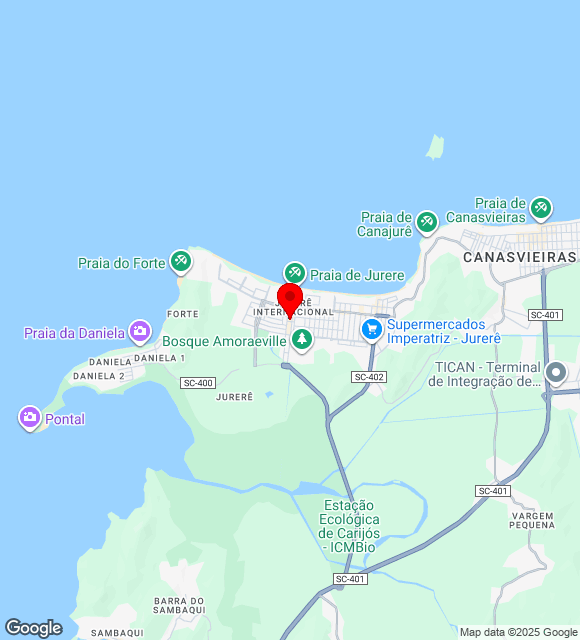 Mapa da localização