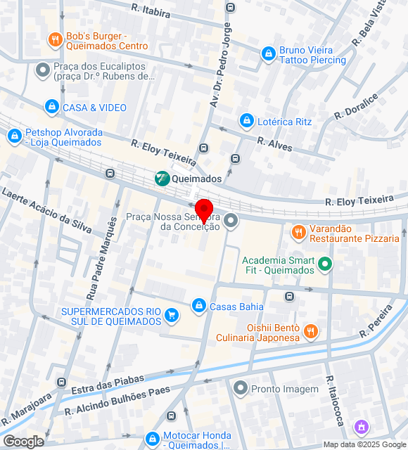 Mapa da localização