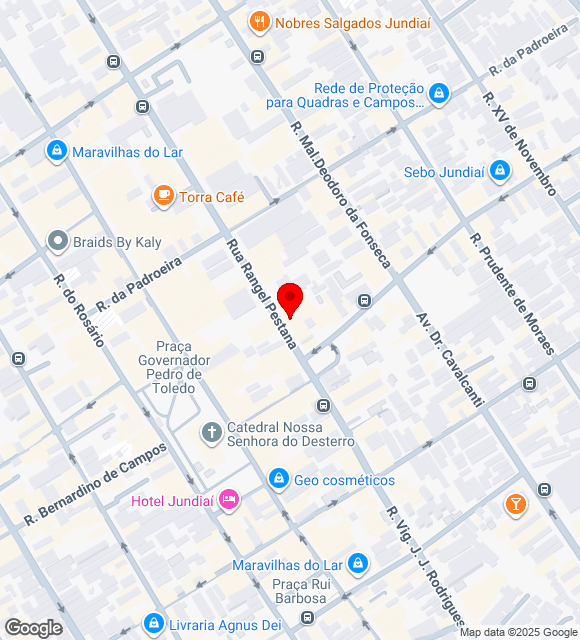 Mapa da localização