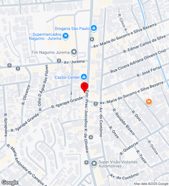 Mapa da localização