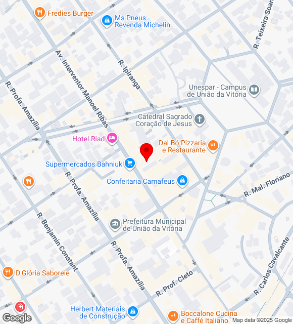 Mapa da localização