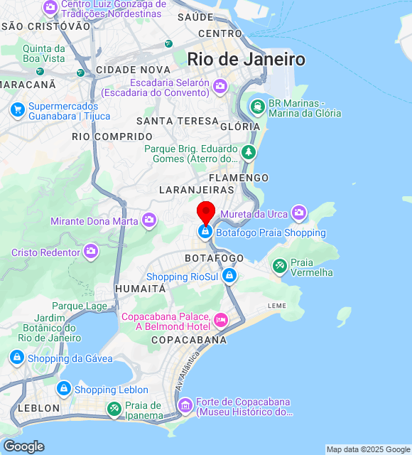 Mapa da localização