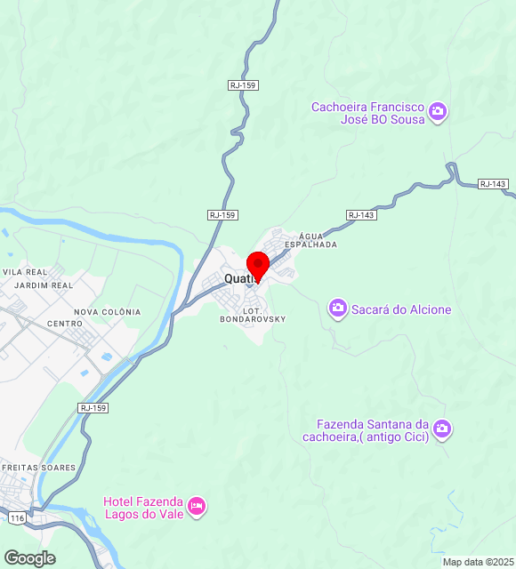 Mapa da localização