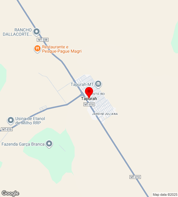 Mapa da localização