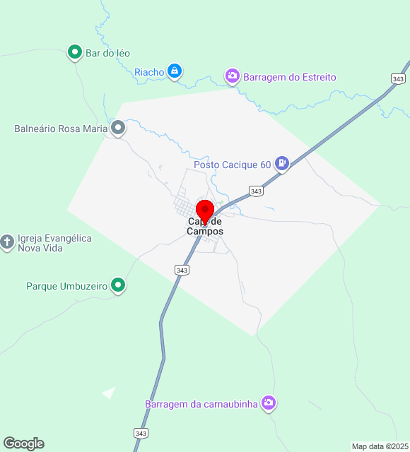 Mapa da localização