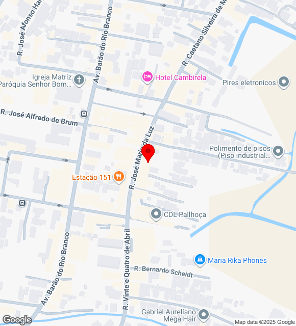 Mapa da localização