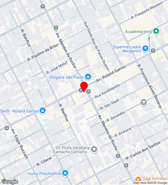 Mapa da localização
