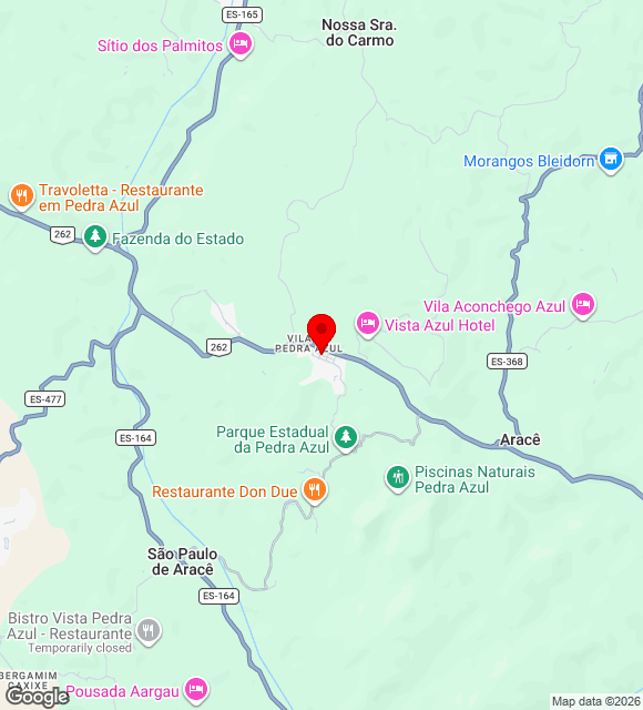 Mapa da localização