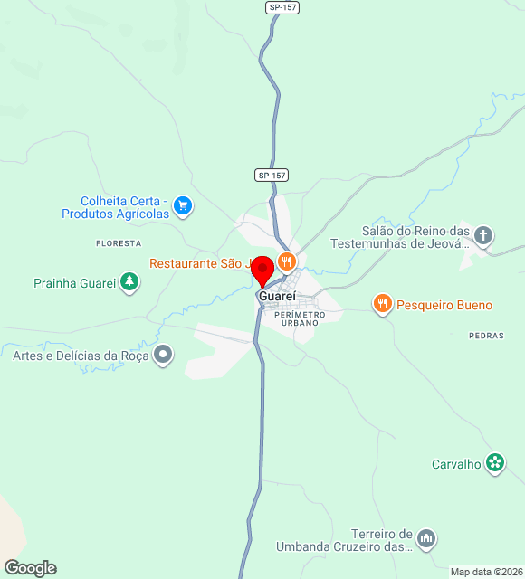 Mapa da localização