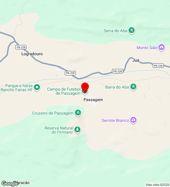 Mapa da localização