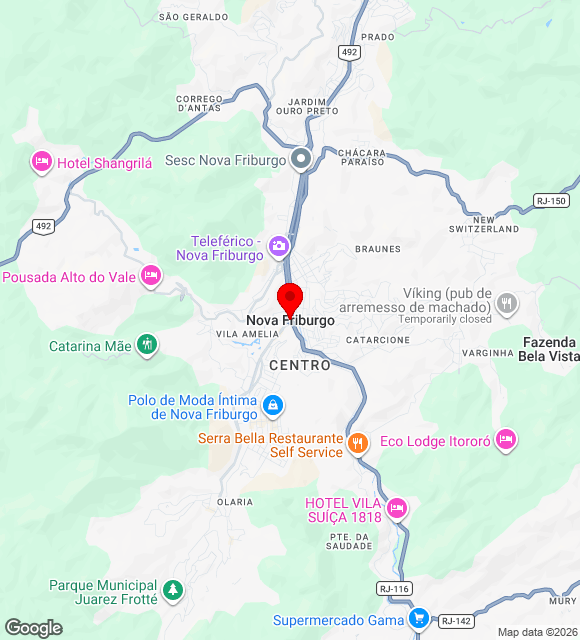 Mapa da localização