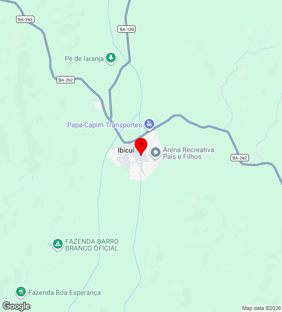 Mapa da localização