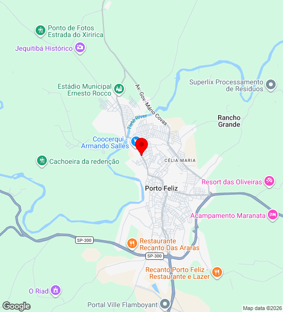 Mapa da localização