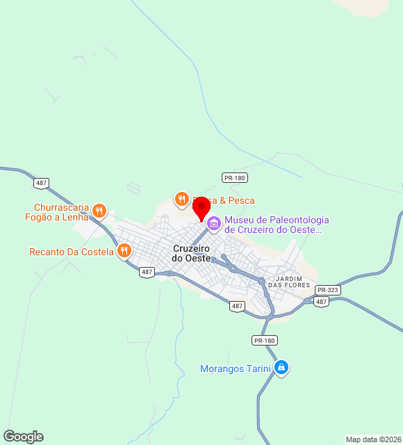 Mapa da localização