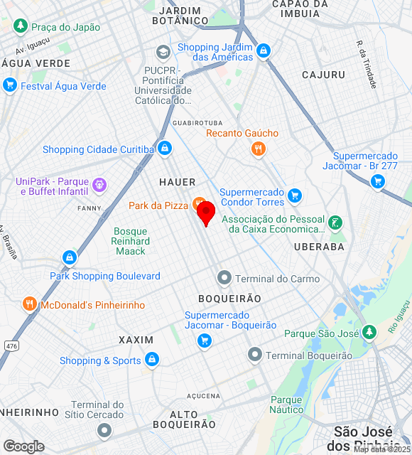 Mapa da localização