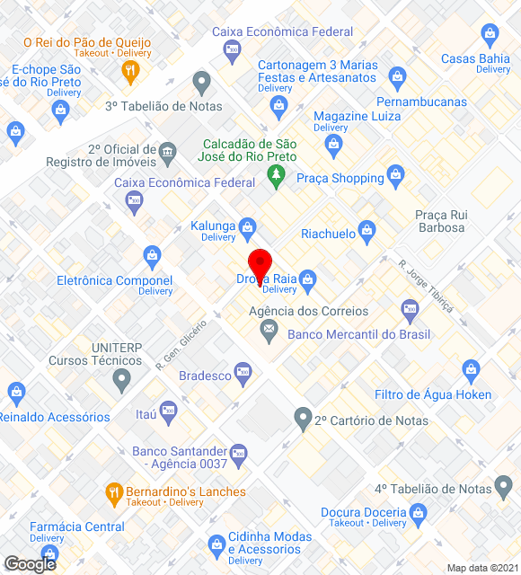 Mapa da localização